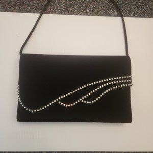 Black Velvet Purse